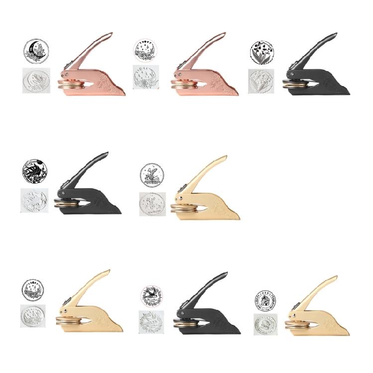 Embossing Sealing Stamp Exlibris Stamp Paper Embossing Pliers for Gift Envelope