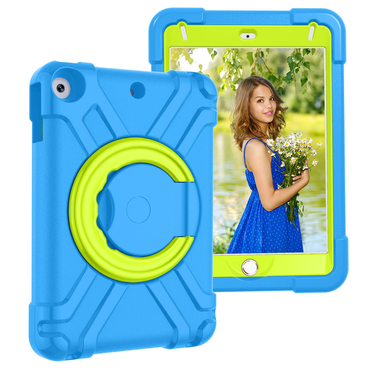 

Funda Case For iPad Mini 4 5 7.9inch 360° Rotation Stand Cover Model A1538 A1550 A2124 A2125 A2126 A2133 With Handle Grip EVA PC iPad Mini 4-Mini 5 морская волна