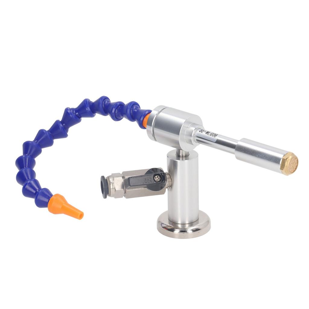 6 Pcs Set Cold Air Dry Cooling Gun 7 Bar 520BTU Aluminum Alloy Flexible Vortex Tube Cold Air Gun