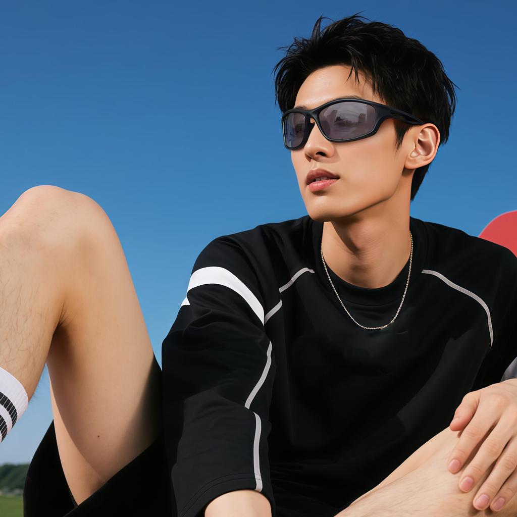 Joopin Polarisierte Sportsonnenbrille mit UV-TR90-Gläsern für und mehr Herrenschutz, Fahren, Angeln, Radfahren, Bergsteigen, Baseball, Golf,