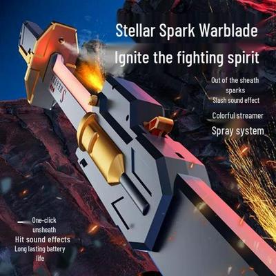 Star Blade Luminous Kids' Lightsaber Toy: Colorful Flame Streamer