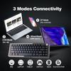 KiiBOOM Loop 65 Full Aluminum Block Mechanical Gaming Wireless Keyboard with FR4 and RGB for 65% Keyboard, QMK/VIA Keyboard, BT5.0/2.4GHz/USB-C