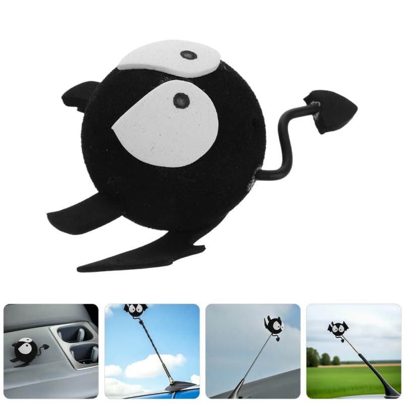 GLEAVI 3pcs Car Antenna Decoration Sunscreen Window Film Insulation Film Window Film Wire Plug