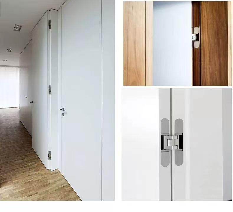 Three-Dimensional Adjustable Concealed Door Hinge for Hidden and Folding Doors