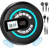Portable CD Player with Speaker Bluetooth Disman, FM Transmitter, Anti-Skip Protection, Headphones, AUX/USB Supported, LCD Display RGB Light