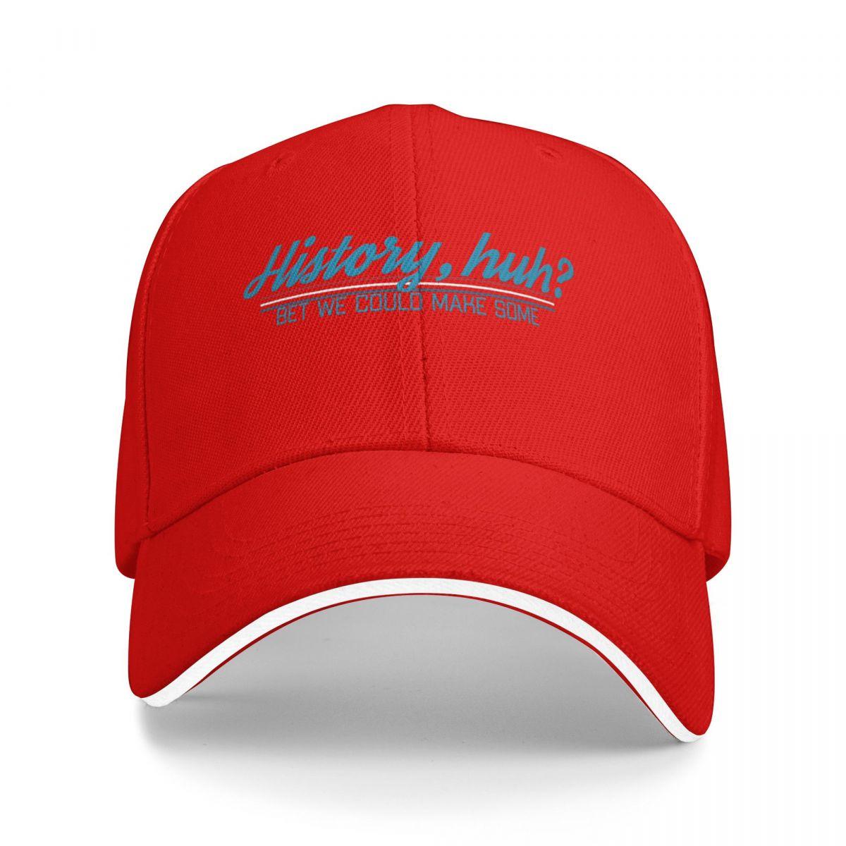 Baseball Caps RWRB History Huh Red White And Royal Blue Customized Sport Unisex Women Spring Caps One Size