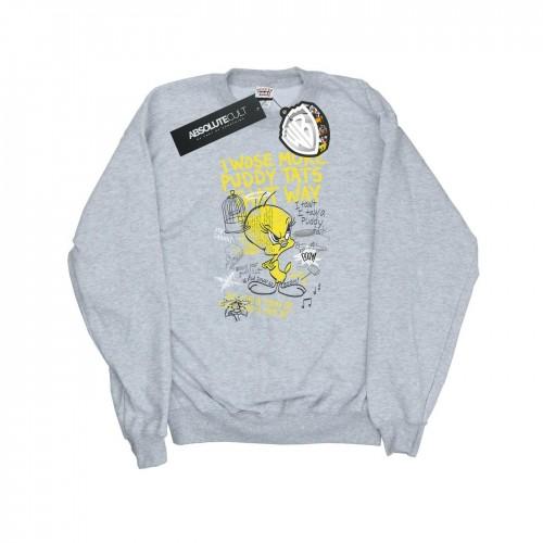 Looney Tunes Womens/Ladies Tweety Pie More Puddy Tats Sweatshirt