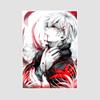 Bílý papír Plakáty a tisky Tokyo Ghoul Klasické japonské anime Nástěnné umění Malba Plakátová nástěnná malba Obrázek Manga Dárek pro fanoušky Pokojová dekorace Domácí dekorace