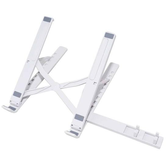 

Подставка для ноутбука Портативный держатель для ноутбука Высокая грузоподъемность Регулируемая высота Складная конструкция Ноутбук B белый