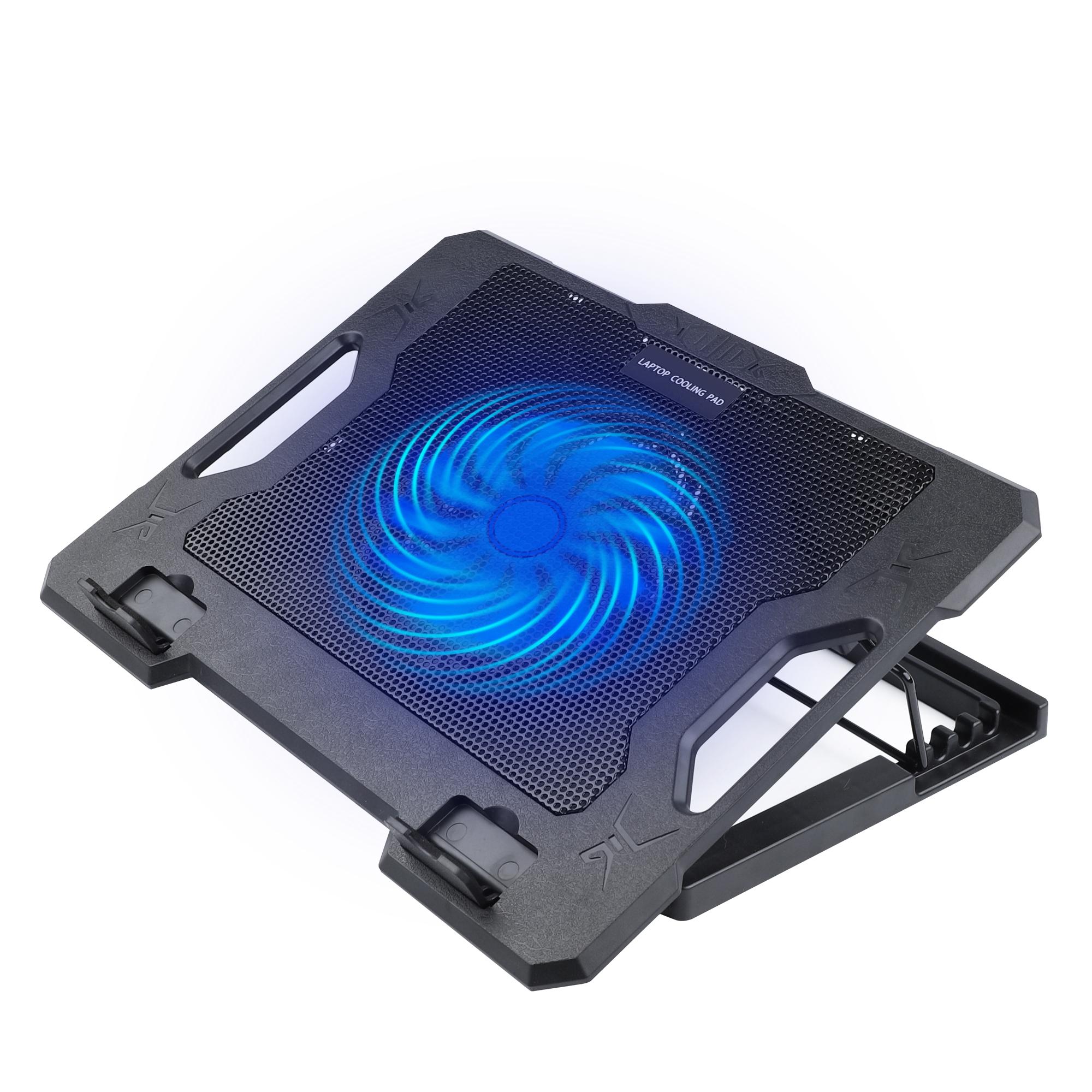 New China Manufacturer Notebook Cooler Laptop Cooling Pad Height Adjustable Notebook Cooler чёрный