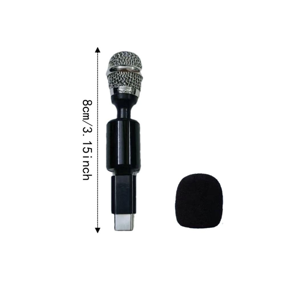 3/4 Level Condenser Microphone Bendable Metal Recording Microphone Mini Microphone  Live Broadcast