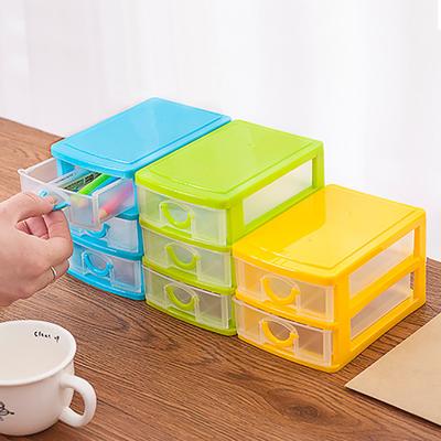 Storage Box Multifunctional Dustproof Drawer Type Multiple Layers Jewelry Cosmetic Desk Organizer for Home