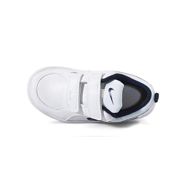 Nike Pico 4 TDC Cushioning, Wear Resistant Low top Skateboard Shoes Blue White Infant And Toddler 454501-101