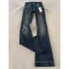 Damskor Retro Låg midja Smal passform Micro-flare Stretchjeans - Casual Golvlånga utsvängda byxor