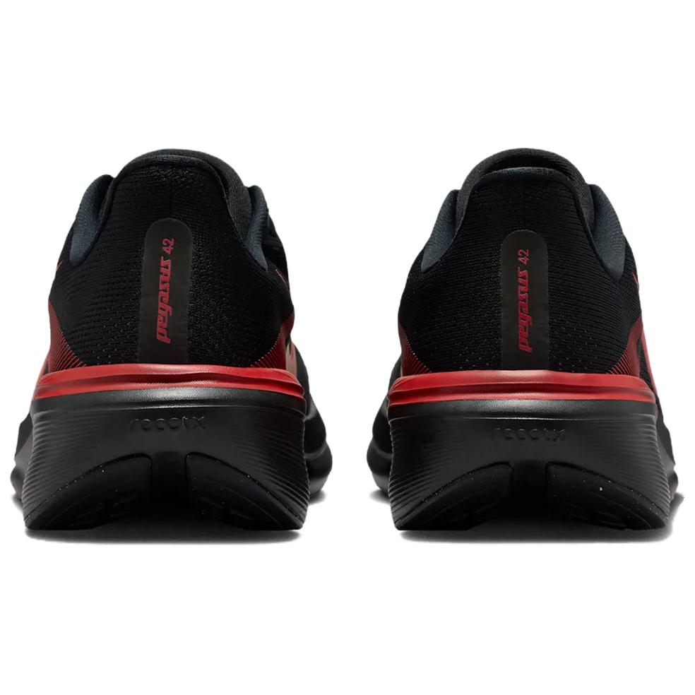 Nike Pegasus 42 Comode Versatili Resistenti Traspiranti Supporto Scarpe da Corsa Uomo sneaker Nero Rosso IB1873-007