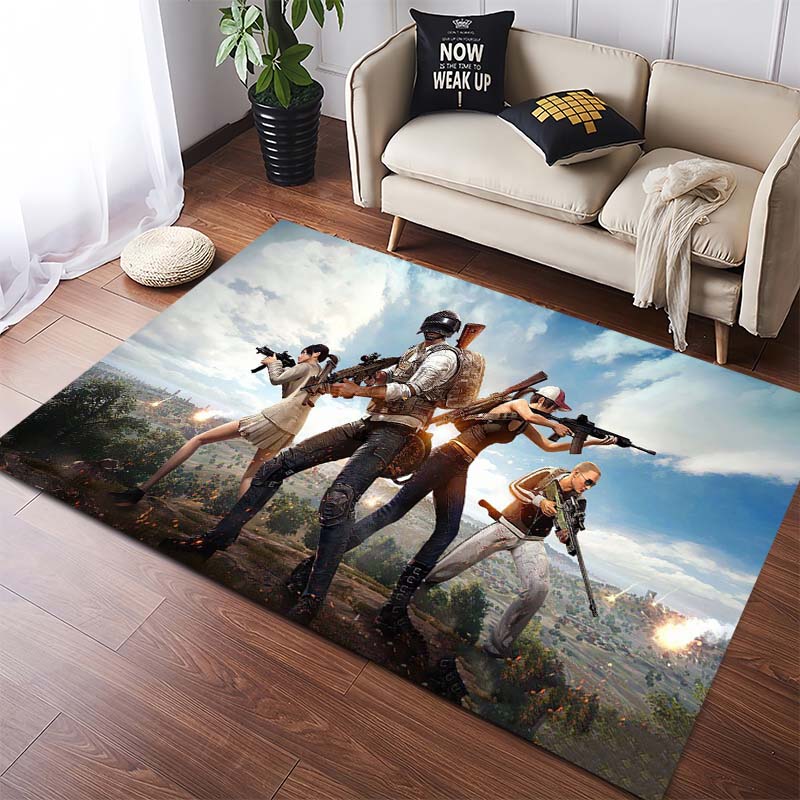 

Winter Skull with Fire Area Rug, Snowy Cave Scene Non-Slip Floor Mat 40x60cm( 15x23in )