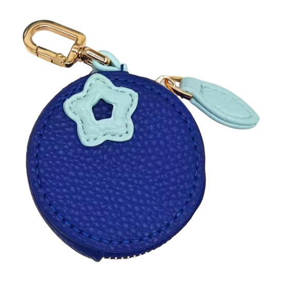 Cute Fruit Coin Purse Bag Charm Mini Fruit Coin Wallet Zipper Change Purse Keychain Charm for Handbag Tote Wallet Accessories