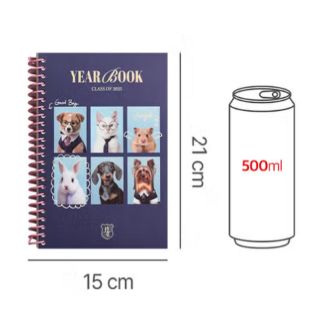 Animal Friends Coloring Lined Notebook A5 100 Sheets