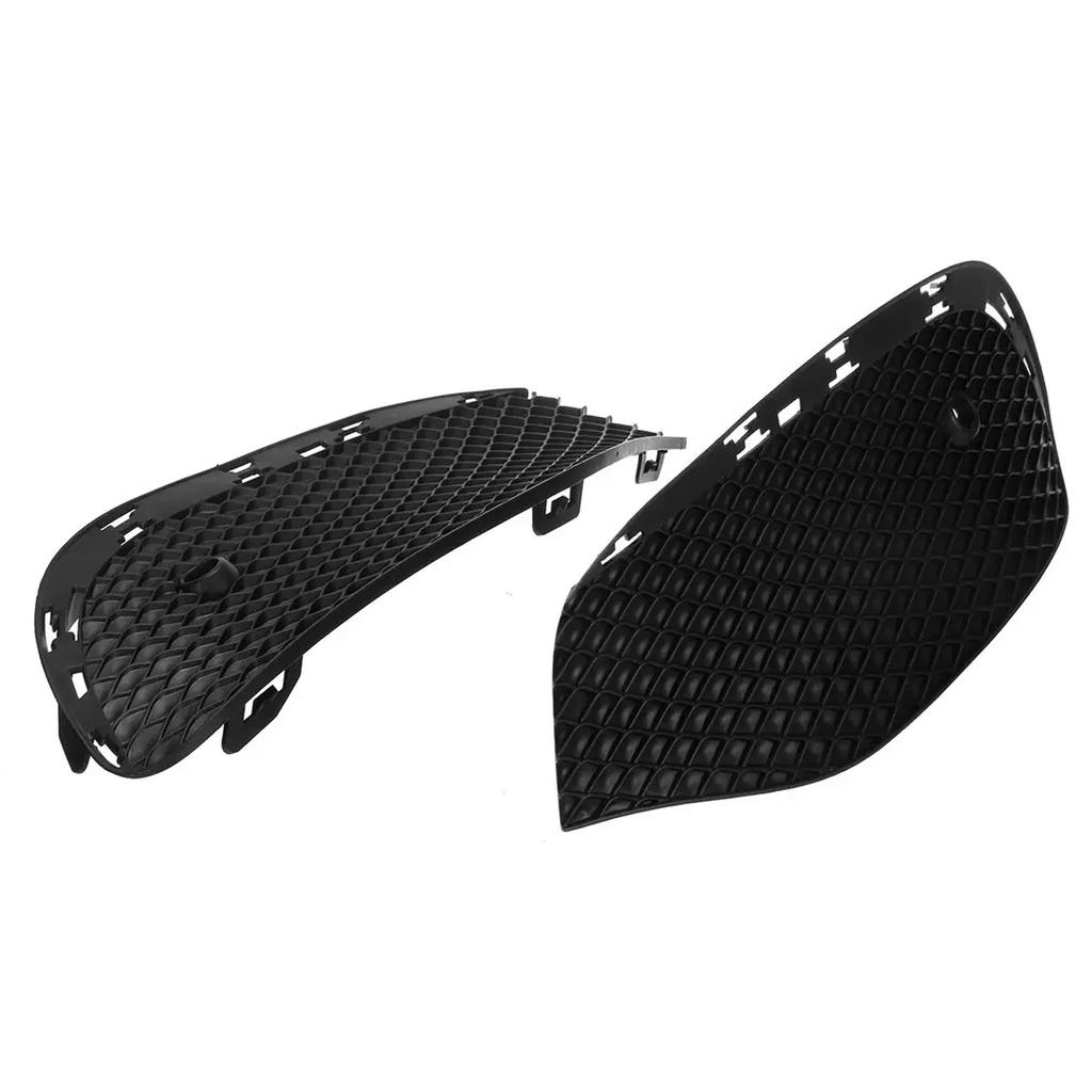 1 Pair Car Front Bumper Fog Light Grille for W213 2016-2020 2138850822 2138851122 Replacement Fog Lamp Grille Trim Cover