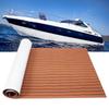 EVA Flooring Mat 120x240cm Non-Slip Self Adhesive Decking Pad Decoration for Marine Boat Yacht(Light Brown Black )