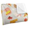 Garfield Pattern Silky Food Supersoft Blanket