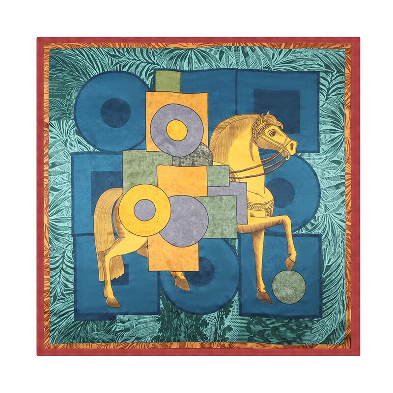 Aisyalan A-S034 Vivian Floral Silk Scarf