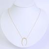 Gabriela Artigas L'APPARTEMENT 14KT Lunula Diamond Necklace Yellow GoldUsed