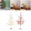 Artificial Tree Acrylic Birch Branch Sparkling Centerpiece Table Decor Christmas Holiday Display for Bedroom Party Home