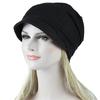 Women Soild Muslim Stretch Turban Hat Camouflage Hair Loss Scarf Wrap