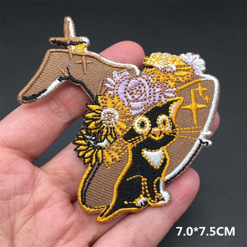 Text Stickers For Clothes Applications Sewing Patch Anime Clothes Patches Embroidery Patch Cartoon Ironing Applications