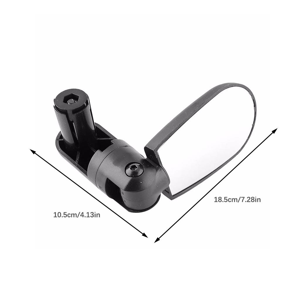 Weitwinkelspiegel Rückspiegelglas Handliche Installation Verarbeitung Fahrradzubehör Exquisit Dekorativ Sicherheit Fahrradzubehör
