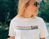 Regenbogen Liebe T-Shirt: LGBT Pride Baumwoll-T-Shirt