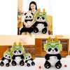 Panda Dragon Plush Toy With Dragon Hat Decoration For Kids Baby Sleep Comfort