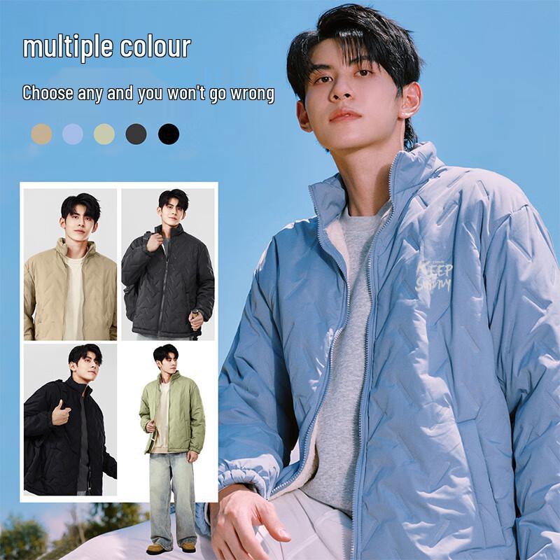 Baleno Men's S&K Stand-Collar Padded Winter Jacket