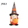 Safety Halloween Decor for Kids Gnome Figurine, Fabric Pumpkin Bat Ornament, Faceless Doll Creative Desktop Figurine Shelf Table, Spooky Home