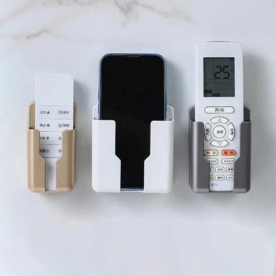 2PCS Wall Mounted Storage Box Household Living Room Conditioner Remote Control Bedside Phone Storage Holder Organizer Box Shelf