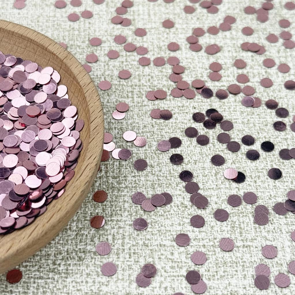 Runde Flache PET-Pailletten Ohne Loch für DIY-Schmuck & Bühnenkostüm-Accessoires
