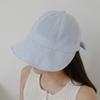 Women's Single-breasted SS Ribbon Strap Bucket Hat