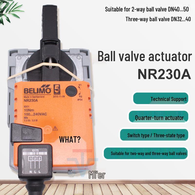 Belimo 10Nm Electric Ball Valve Actuator NR230A NRU230 220V Driver