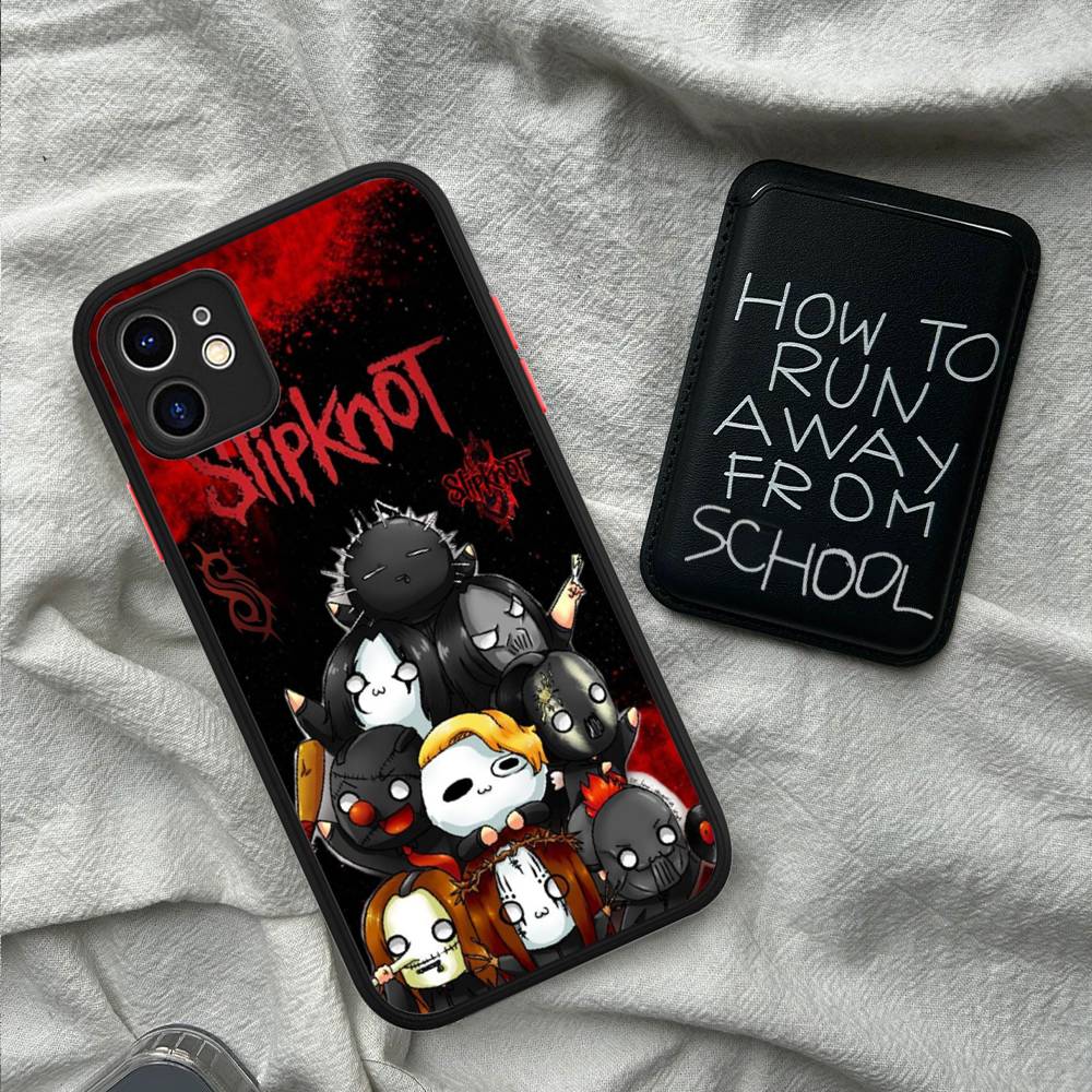 S-Slipknot Rock Matte Protective Case For IPhone 16 15 14 13 12 11 Pro Max X XS MAX Protection Case