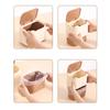 Mini Kitchen Desktop Trash Can Cute Cartoon with Lid Dormitory Bedroom Dressing Table Office Press Type Garbage Storage Box