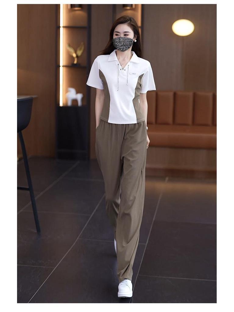 2024 Summer Women's Stylish Slimming Plus Size Two-Piece Set