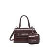 Pu Leather Stone Texture Crossbody Bag With Small Bag For Daily Fashion Womens Accessories