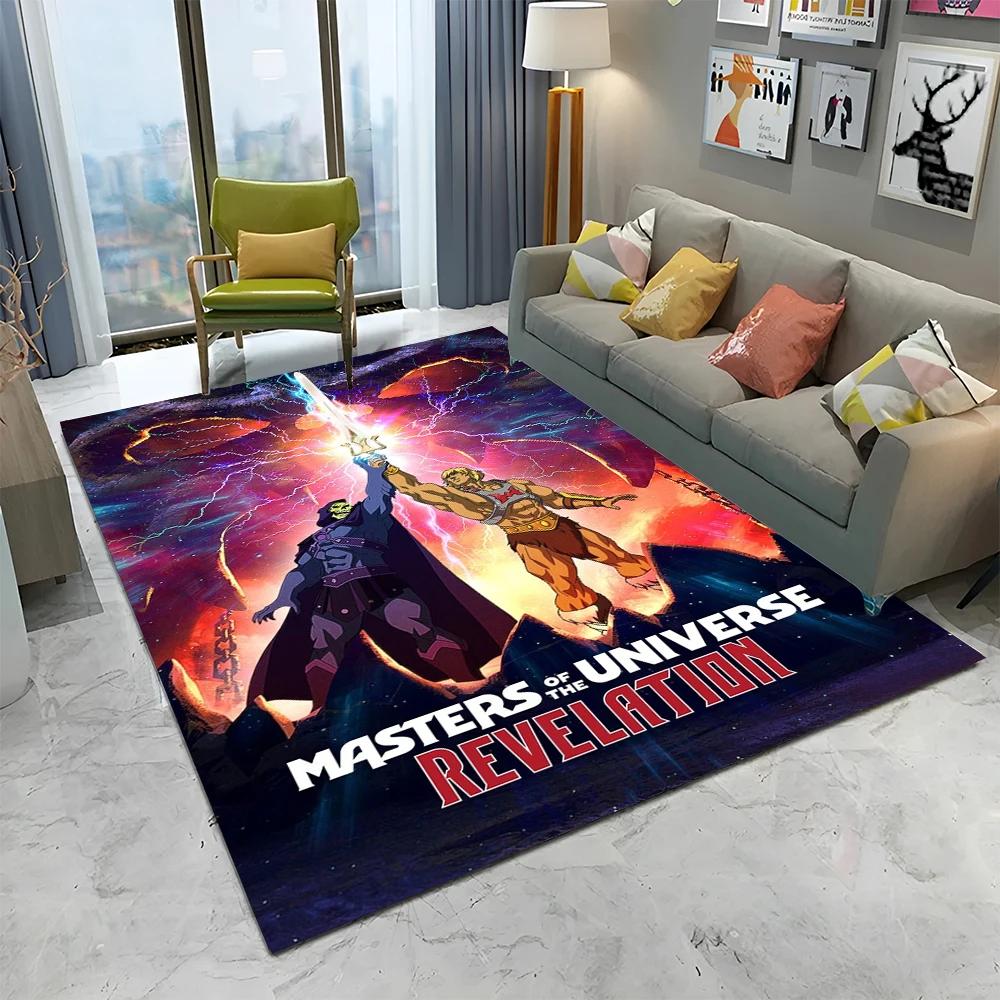 He Man Masters of The Universe Carpet Rug for Home Living Room Bedroom Sofa Doormat Decor,kids Play  Area Rug Non-slip Floor Mat