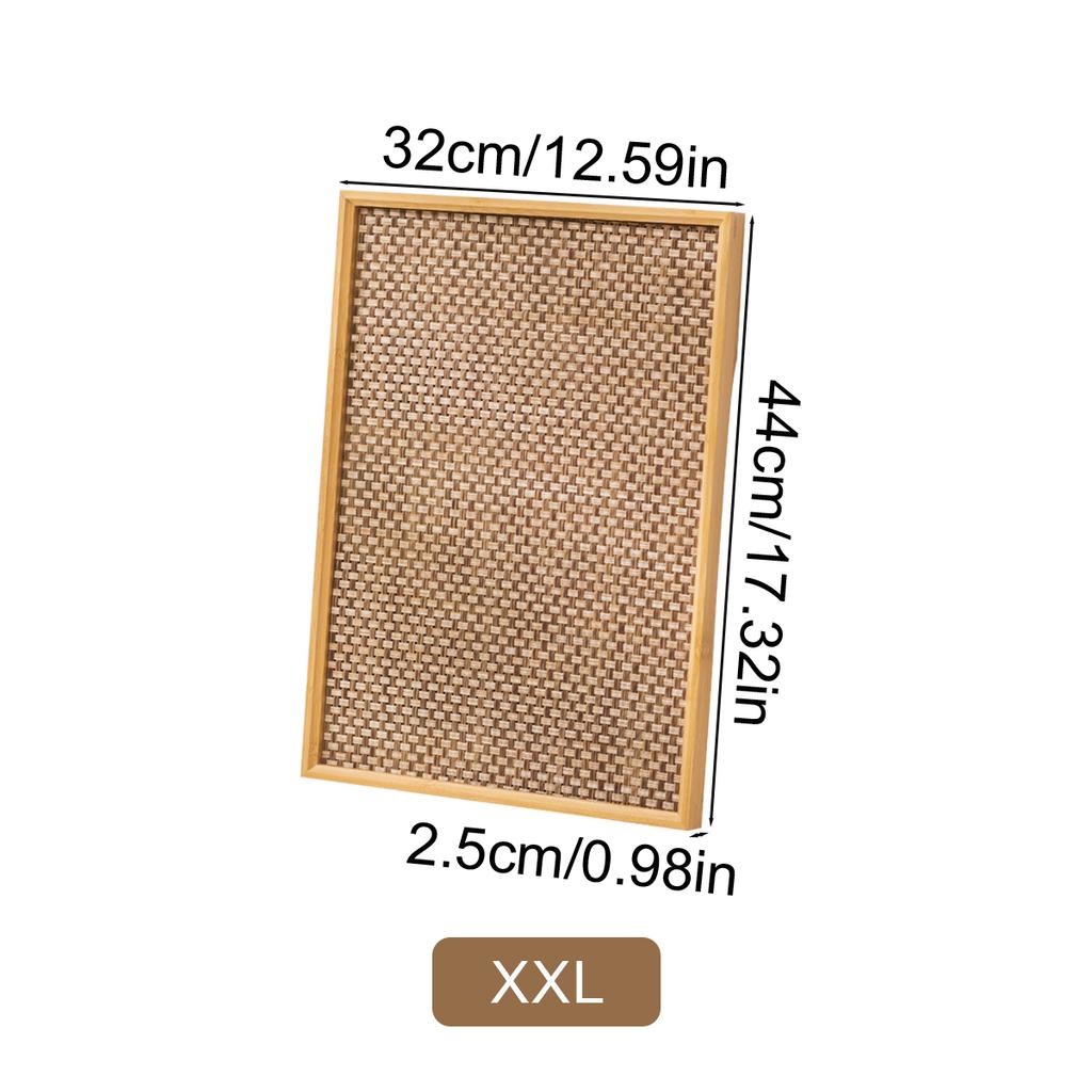 Serving tray bamboo,wooden tray with handles,natural wood printed,Organic Bamboo Serving Tray for kitchen dinner trays, tea tray