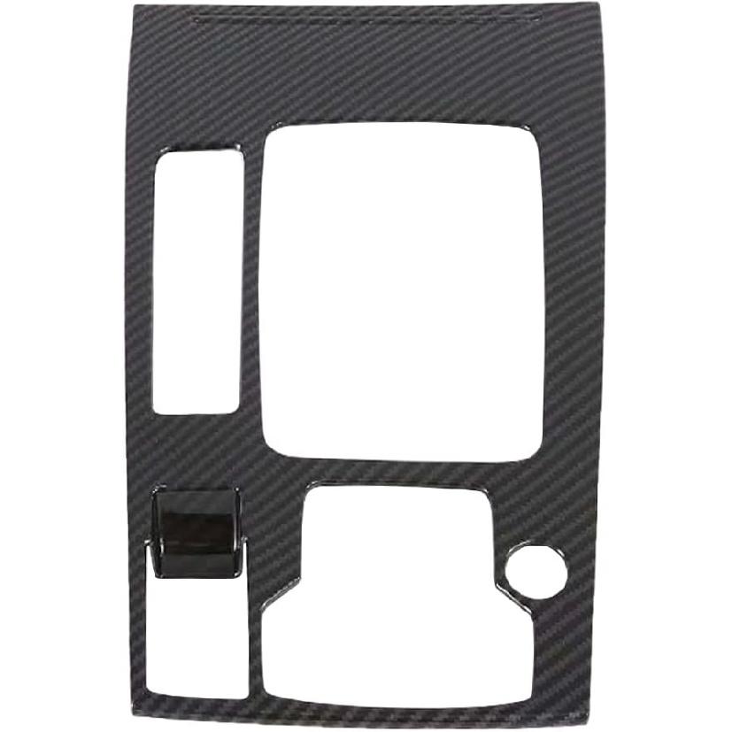 Kadore Interior Gear Shift Panel Frame Cover Trim for 2018-2022 2023 2024 Mazda 6 Carbon Fiber Pattern (Left Hand Drive) 1pc