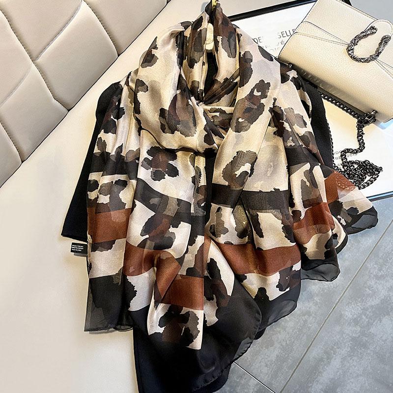 Women Scarf Fashion Large Silk Scarves Shawls Wraps Female Hijabs Pashmina Foulard Bandana Neck Hijabs Long Size Scarfs