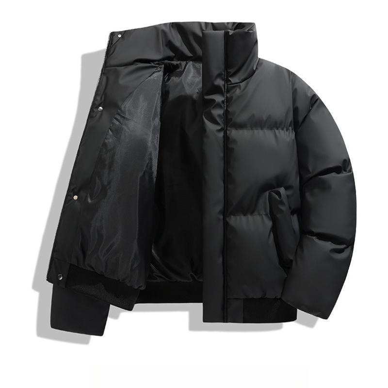 Cotton Clothes Men and Women with The Same Section of The Winter Thickened Men's Cotton Clothing Stand-up Collar Bread Jacket Jacket Men's Down Jacket