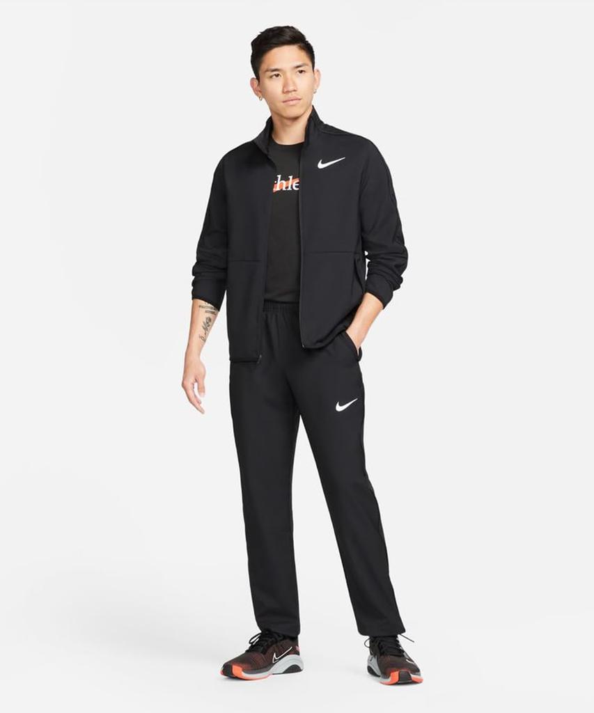 Nike Woven Jacket and Pants Size for and the Gym Men's Dri-Fit Set, L, Black, DM6620/DM6627, Training, Fitness,