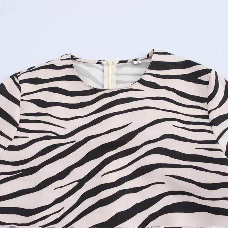 Kaslead New Arrival Women's Clothing Fashion Style Fashion Silm Animal Pattern Print Dress 8252071